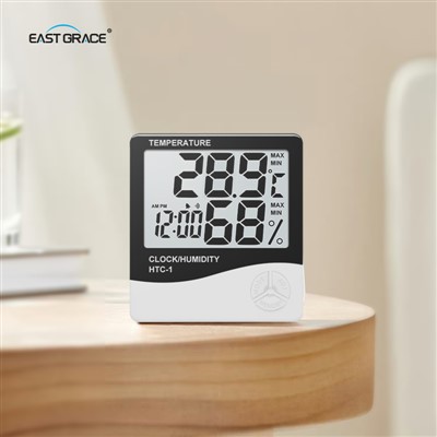 EAST GRACE Thermo-Hygrometer(HTC-1) – Monitro Amgylcheddol Dan Do Dibynadwy